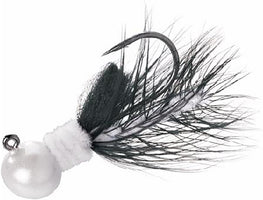 Aero Hackle Hair Jigs - White Black