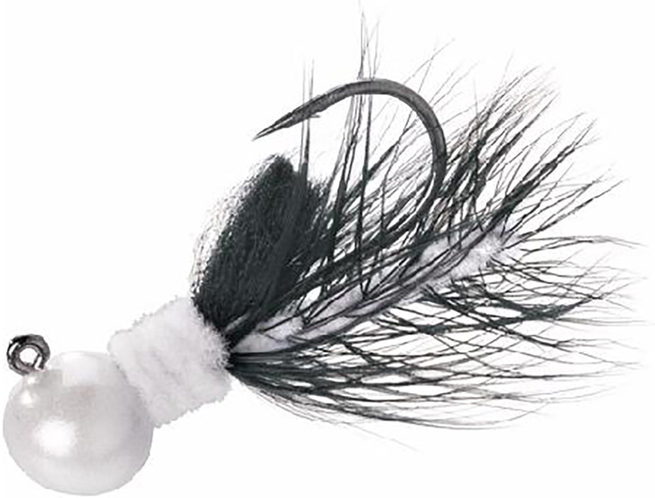 Aero Hackle Hair Jigs - White Black