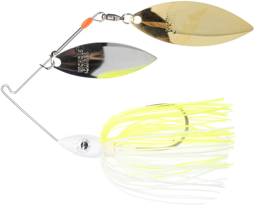 Nichols Lures Pulsator Electrum Series Double Willow Spinnerbait