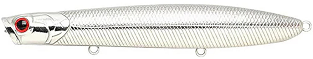 Lucky Craft Gunfish 117 Topwater Popper/Walker - 4.5 Inch - Chrome