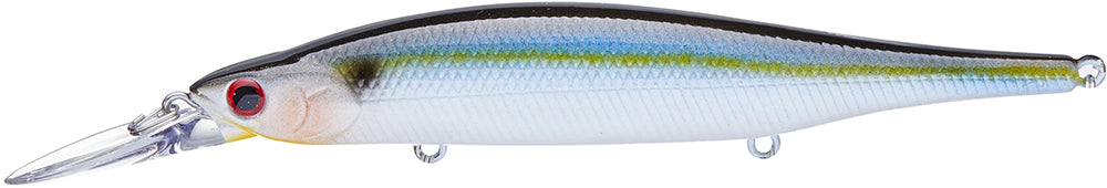 Lucky Craft Lightning Pointer 110DD Suspending Jerkbait - 4.5 Inch - Pearl Threadfin Shad