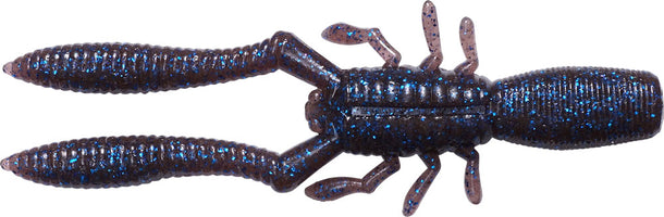 Megabass Bottle Shrimp Creature Bait - 3 Inch Cinnamon Blue Flake