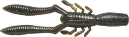 Megabass Bottle Shrimp Creature Bait - 3 Inch - Green Pumpkin Blue