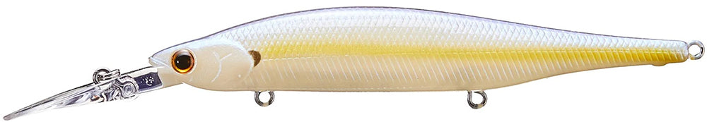 Lucky Craft Lightning Staysee 110SP Suspending Jerkbait - 4.375 Inch - Chartreuse Shad