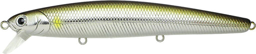 Lucky Craft Saltwater Flash Minnow 110 (CIF) Suspending Rip Bait - 4.375 Inch - Metallic Ayu