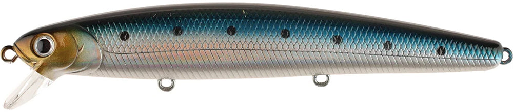 Lucky Craft Saltwater Flash Minnow 130MRS (CIF) Sinking Rip Bait - 5 Inch Metallic Sardine
