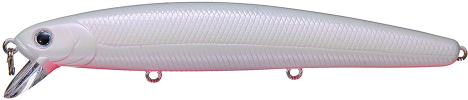 Lucky Craft Saltwater Flash Minnow 130MRS (CIF) Sinking Rip Bait - 5 Inch - Super Glow Cherry Berry