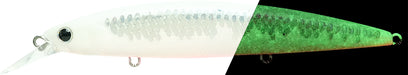 Lucky Craft Saltwater Surf Pointer 115MR (CIF) Medium Running Sinking Jerkbait - 4.5 Inch - Super Glow MS Cherry Berry
