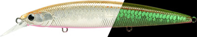 Lucky Craft Saltwater Surf Pointer 115MR (CIF) Medium Running Sinking Jerkbait - 4.5 Inch - Super Glow MS MKB