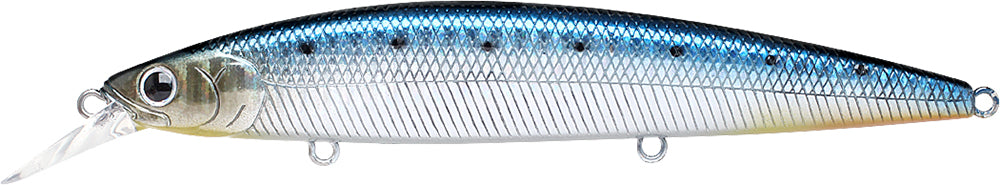 Lucky Craft Saltwater Surf Pointer 115MR (CIF) Medium Running Sinking Jerkbait - 4.5 Inch - Zebra Sardine