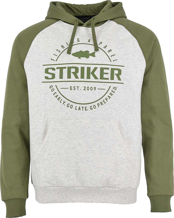 Striker Icon Hoody Bass Oatmeal Heather/Green