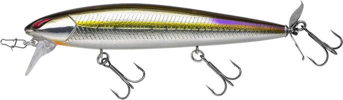 Nories Laydown Minnow Wake Prop Plus Topwater Walker/Prop Bait - 4.5 Inch
