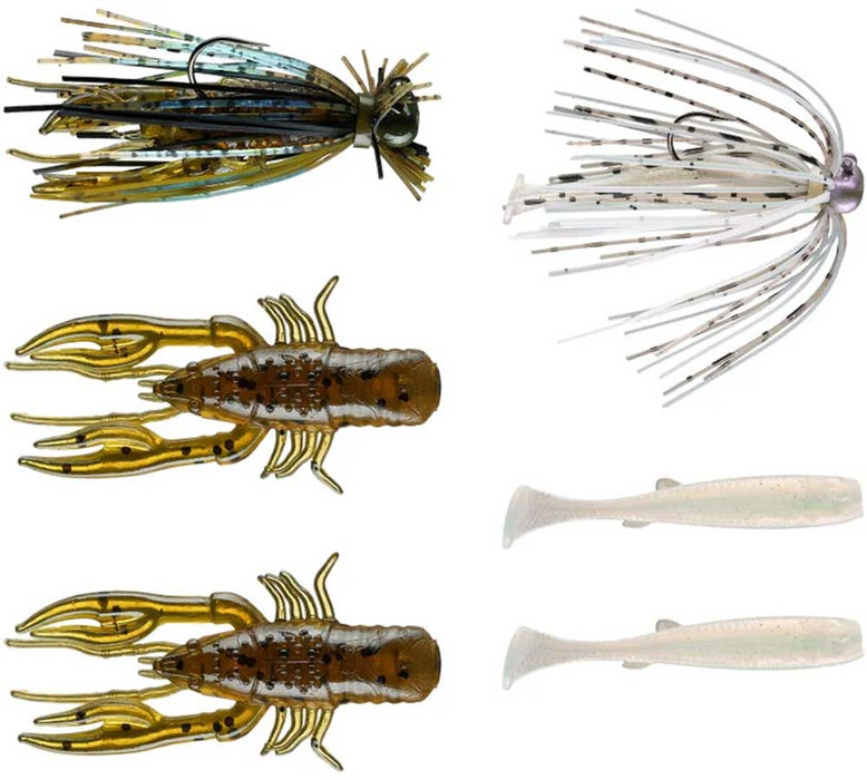 Rebel Ultra Finesse Jig Kit Snack Packs - 6 Piece