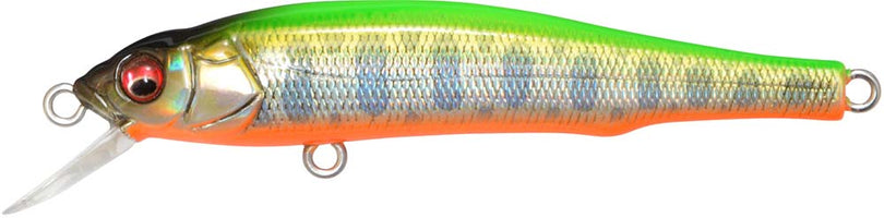 Megabass Great Hunting GH70 Flatside Suspending Minnow - 2.75 Inch - LZ Lime Back OB