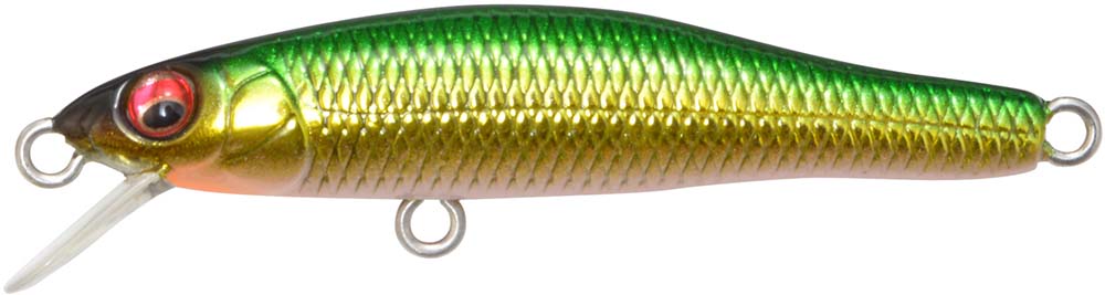 Megabass Great Hunting GH55 Heavy Duty Sinking Minnow - 2.2 Inch - M Lime Gold