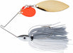 Nichols Lures Pulsator Kicker Series Tandem Colorado Willow Spinnerbait - 1/2 oz - Pearl Ghost Shiner - Red/Gold Blades