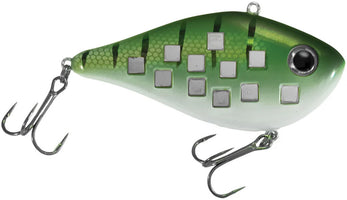 Reef Runner Flash Shad Lipless Crankbait - 3 Inch - Glow Perch