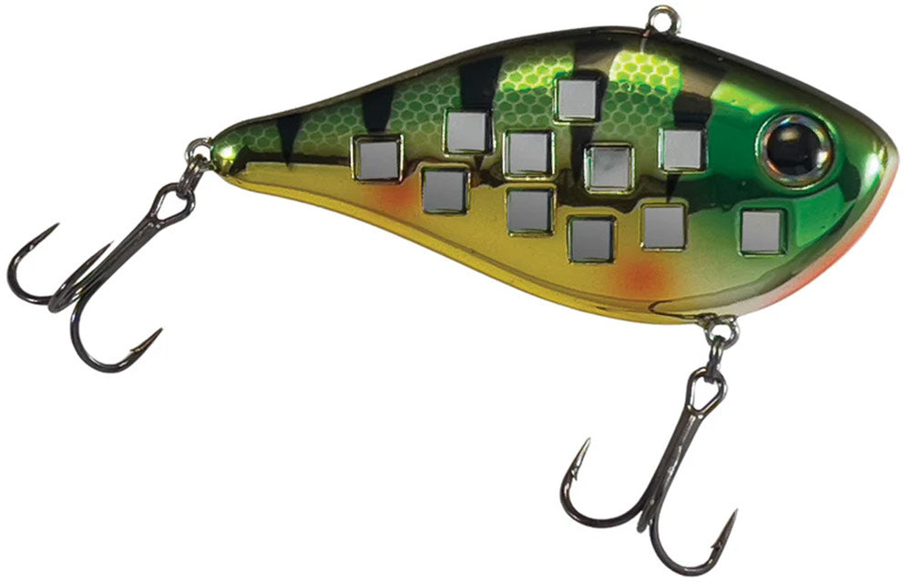 Reef Runner Flash Shad Lipless Crankbait - 2.25 Inch - Perch Tiger