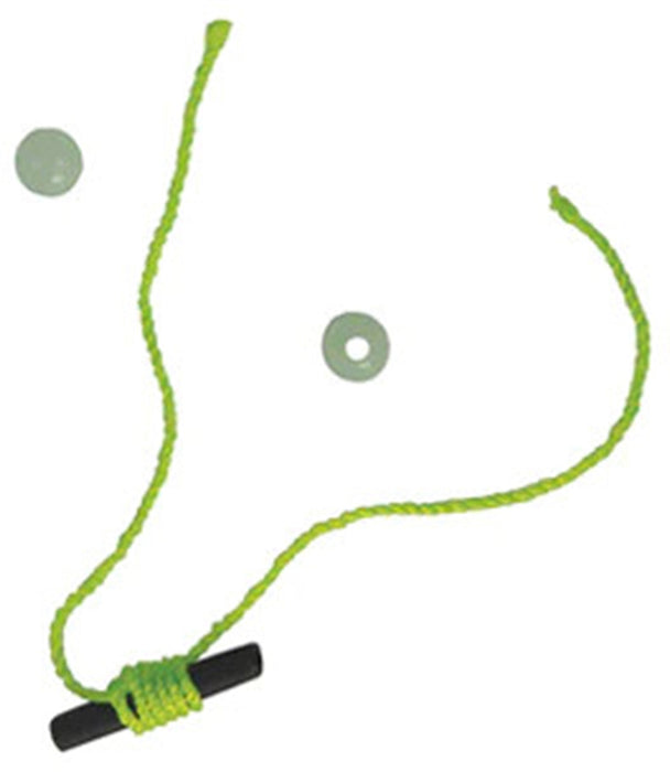 Aero Micro Bobber Stops - 10 Pack Neon Green