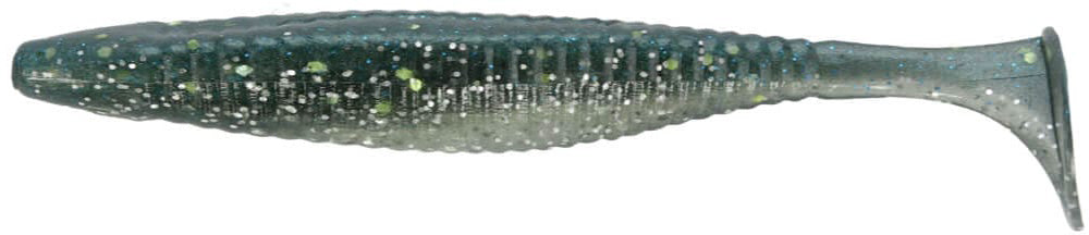 Gary Yamamoto Shibo Swimmer - 3.7 Inch - Green Gizzard
