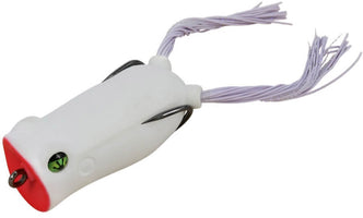 The Frog Factory Boom Box 60 Hollow Body Popping Frog - 2.4 Inch - White