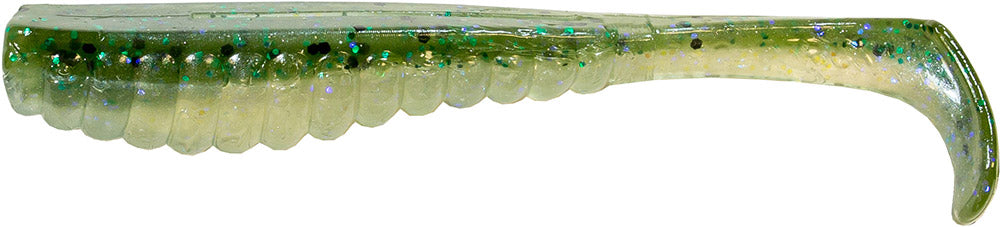 Z-Man ElaZtech Swimmin' Trout Trick Paddle Tail Swimbait - 3.5 Inch - Green Lantern