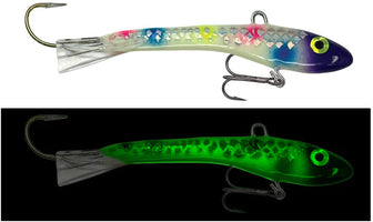 Moonshine Lures Rattling Shiver Minnow - Purple Bread Scale