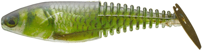 Gambler EZ Shaker Swimbait - 4 Inch - Gold Shiner