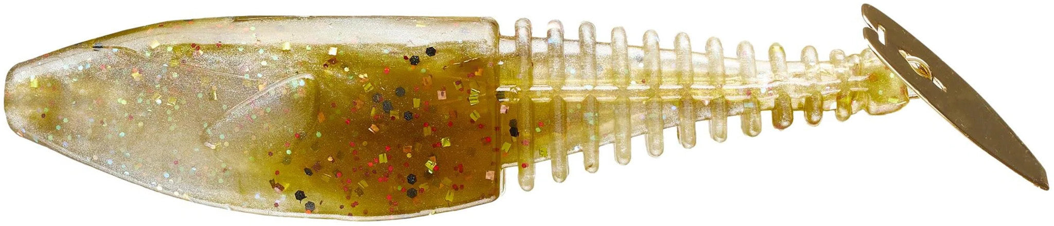 Gambler EZ Shaker Swimbait - 4 Inch - Golden Shiner