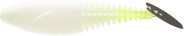 Gambler EZ Shaker Swimbait - 4 Inch - White Chatreuse Tail