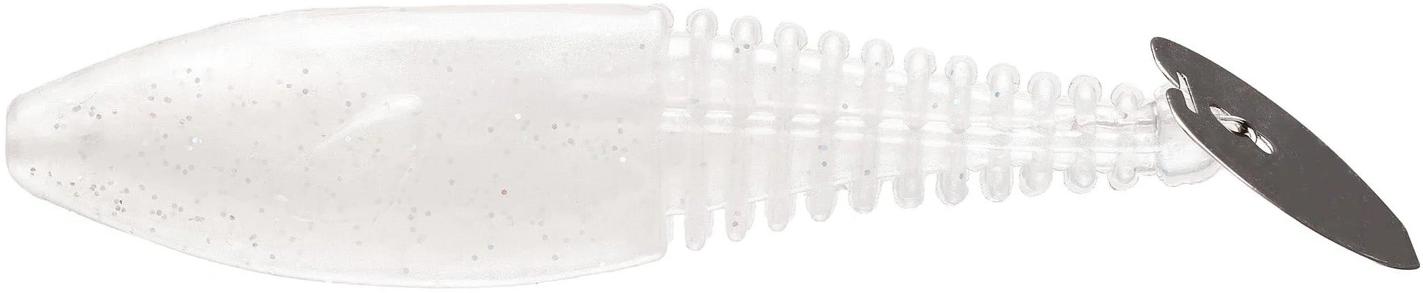 Gambler EZ Shaker Swimbait - 4 Inch - White Lightening