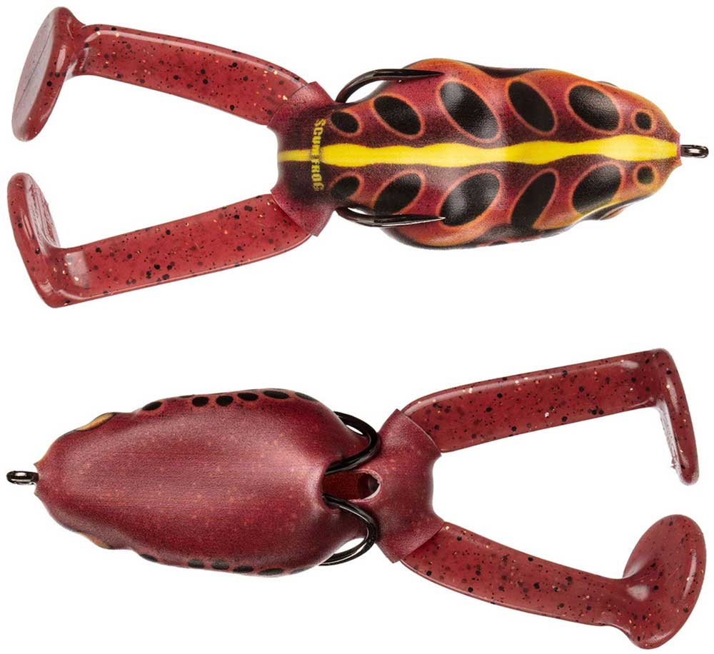 Scum Frog Big Foot 2 Topwater Burnt Toad