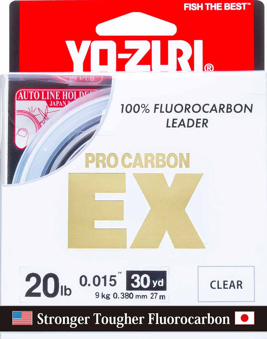 Yo-Zuri Pro Carbon EX Fluorocarbon Leader - 30 Yard Spools
