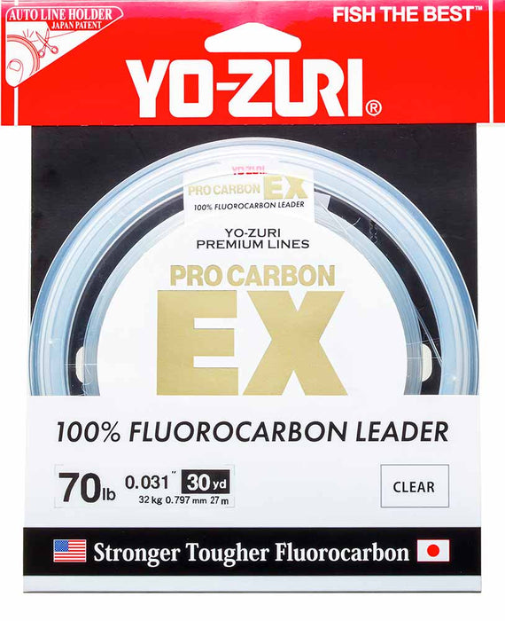 Yo-Zuri Pro Carbon EX Fluorocarbon Leader - 30 Yard Spools