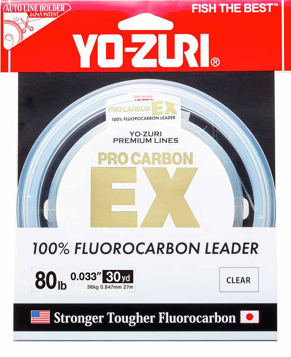 Yo-Zuri Pro Carbon EX Fluorocarbon Leader - 30 Yard Spools