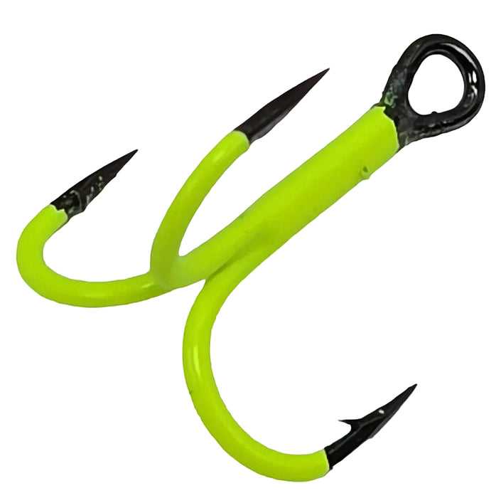 Gamakatsu Fluorescent Series Round Bend Treble Hooks