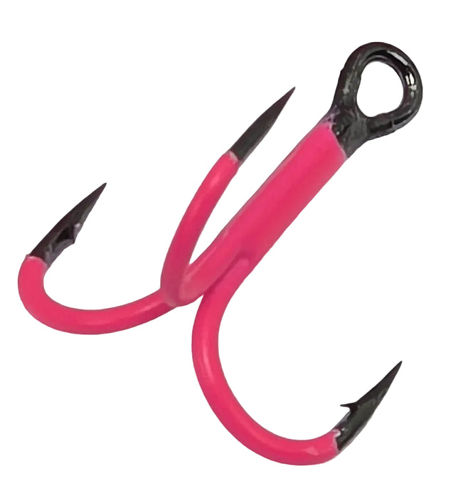 Gamakatsu Fluorescent Series Round Bend Treble Hooks