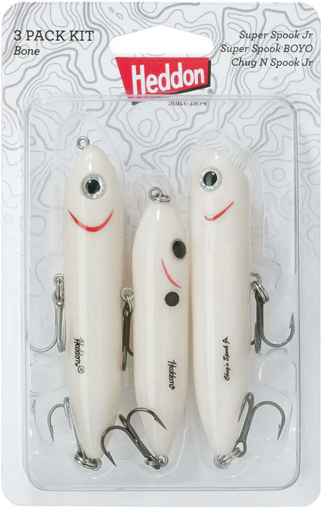 Heddon Bone Spook Kit - 3 Piece — Discount Tackle
