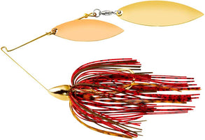 War Eagle Double Willow Gold Frame Spinnerbait - 1/4 oz