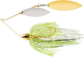 War Eagle Double Willow Gold Frame Spinnerbait - 1/4 oz