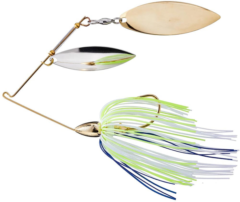 War Eagle Double Willow Gold Frame Spinnerbait - 1/4 oz