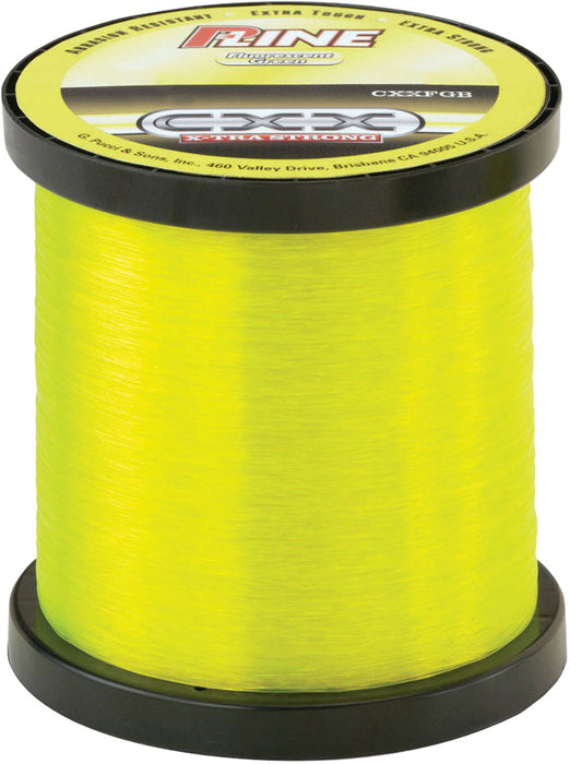 P-Line CXX X-Tra Strong Fluorescent Green Copolymer Mainline - Bulk Spools