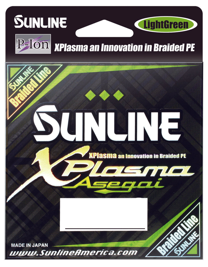 Sunline Xplasma Asegai Green Braided Line 165 Yards — Discount Tackle