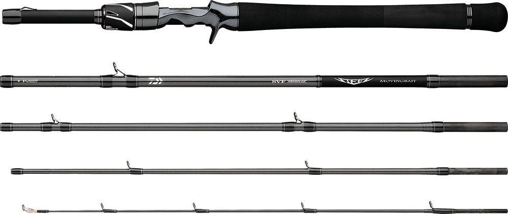 Daiwa Steez Travel Baitcasting Rods - 5 Piece