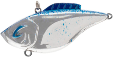 Chrome Blue Splatter Back