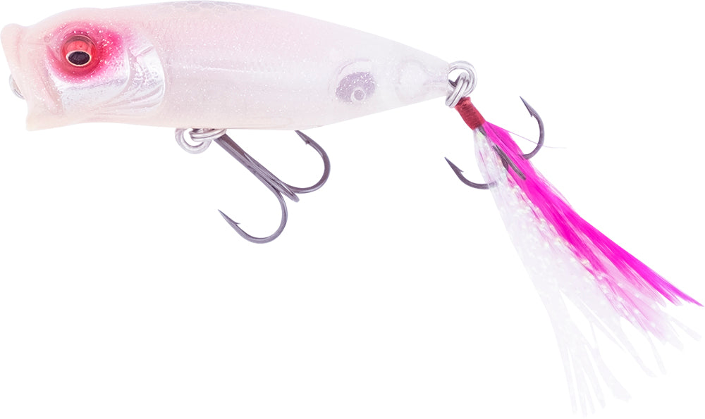 Megabass Baby Pop-X (BFS) White Butterfly