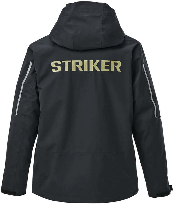 Striker Men's Vortex Pullover Rain Jacket, Small, Black