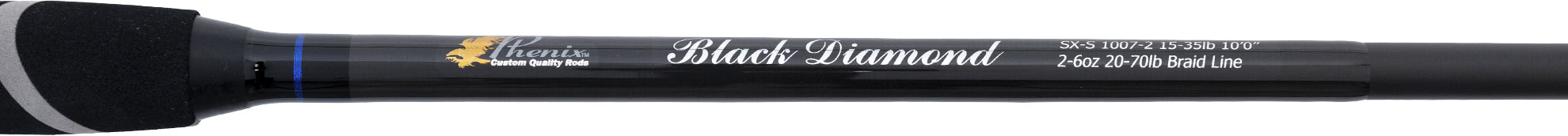 black phoenix fishing pole Phenix SX-S-1208-2 Black Diamond Surf Spinning Rod