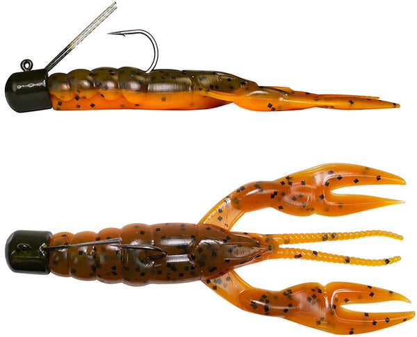 Lunkerhunt Pre Rigged Finesse Craw Green Pumpkin