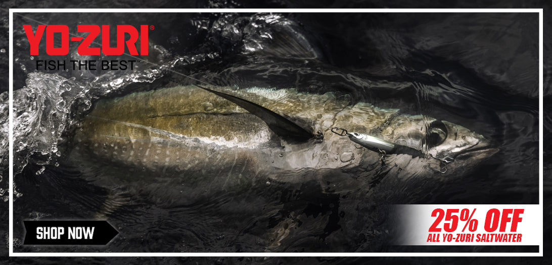 Save 25% on all Yo-Zuri Saltwater fishing products at Discount Tackle